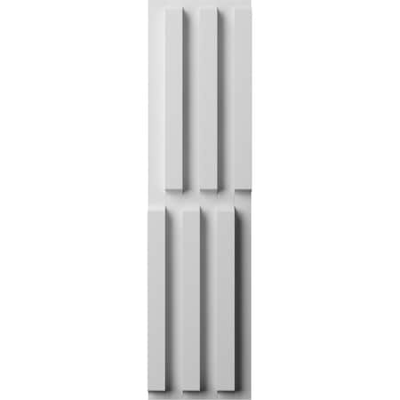 Ekena Millwork 6inW x 24inH x 1inT EdgeCraft Niagra Style Seamless Wall Tile, 12PK WPPVC06X24ENA12